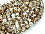 Tibetan Agate Beads, Faceted Round, 10mm-Agate: Round & Faceted-BeadXpert
