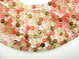 Fire Cherry Quartz Beads, Round, 10mm-Gems: Round & Faceted-BeadXpert