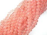 Cherry Quartz Beads, Round, 6mm-Gems: Round & Faceted-BeadXpert