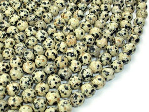 Dalmation Jasper Beads, Round, 8mm-Gems: Round & Faceted-BeadXpert