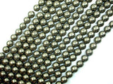 Pyrite Beads, 8mm Round Beads-Gems: Round & Faceted-BeadXpert