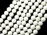 White Sponge Coral Beads, Round, 12mm-Gems: Round & Faceted-BeadXpert