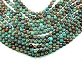 Blue Calsilica Jasper Beads, Round, 10mm-Gems: Round & Faceted-BeadXpert