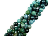Moss Agate, Round beads, 10mm, Green Beads-Gems: Round & Faceted-BeadXpert