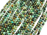 African Turquoise Beads, Round, 4mm (4.5mm)-Gems: Round & Faceted-BeadXpert