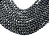 Black Lava Beads, Round, 10mm (10.3 mm)-Gems: Round & Faceted-BeadXpert