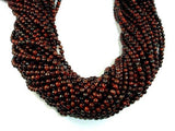 Red Tiger Eye Beads, Round, 4mm-Gems: Round & Faceted-BeadXpert
