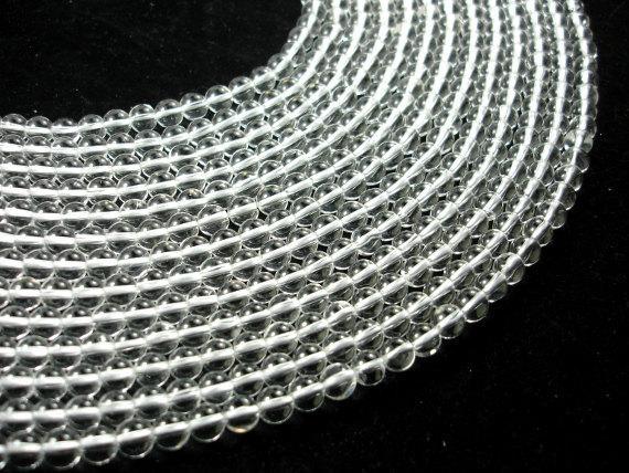 Clear Quartz Beads, 6mm (6.2mm) Round Beads,15.5 Inch, Full strand-Gems: Round & Faceted-BeadXpert