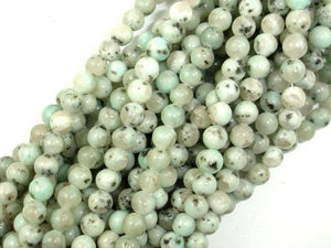 Sesame Jasper Beads, Kiwi Jasper, Round, 6mm-Gems: Round & Faceted-BeadXpert