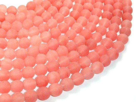 Matte Cherry Quartz Beads, Round, 10mm-Gems: Round & Faceted-BeadXpert