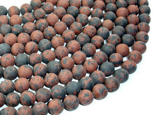 Matte Mahogany Obsidian Beads, Round, 10mm-Gems: Round & Faceted-BeadXpert