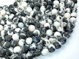 Matte Zebra Jasper Beads, Round, 10mm-Gems: Round & Faceted-BeadXpert