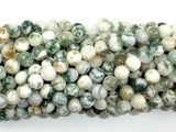 Tree Agate Beads, Round, 6mm-Gems: Round & Faceted-BeadXpert