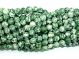 Green Spot Jasper Beads, Round, 6mm-Gems: Round & Faceted-BeadXpert