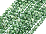 Green Spot Jasper Beads, Round, 8mm-Gems: Round & Faceted-BeadXpert