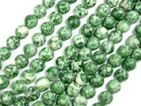 Green Spot Jasper Beads, Round, 10mm-Gems: Round & Faceted-BeadXpert