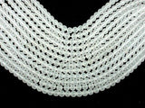 Matte Clear Quartz Beads, Round, 10mm-Gems: Round & Faceted-BeadXpert