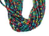 Lava Beads, Multicolored, Round, 6mm-Gems: Round & Faceted-BeadXpert