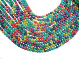 Lava Beads, Multicolored, Round, 6mm-Gems: Round & Faceted-BeadXpert