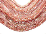 Strawberry Quartz Beads, Lepidocrocite, 7mm Round Beads-Gems: Round & Faceted-BeadXpert