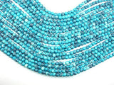 Rain Flower Stone Beads, Blue, 6mm Round Beads-Gems: Round & Faceted-BeadXpert