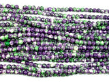 Rain Flower Stone, Purple, 4mm Round Beads-Gems: Round & Faceted-BeadXpert