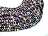 Rain Flower Stone, Purple, 6mm Round Beads-Gems: Round & Faceted-BeadXpert
