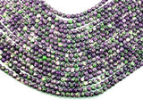 Rain Flower Stone, Purple, 6mm Round Beads-Gems: Round & Faceted-BeadXpert