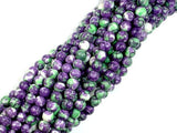 Rain Flower Stone, Purple, 4mm Round Beads-Gems: Round & Faceted-BeadXpert