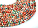 Rain Flower Stone, Red, Blue, 8mm Round Beads-Gems: Round & Faceted-BeadXpert