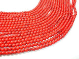 Red Howlite Beads, 6mm Round Beads-Gems: Round & Faceted-BeadXpert