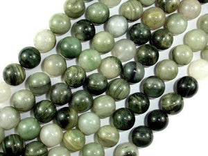 Green Line Quartz, 10mm Round Beads-Gems: Round & Faceted-BeadXpert