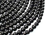 Black Onyx Beads, 8mm Round-Gems: Round & Faceted-BeadXpert