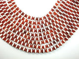 Matte Tibetan Agate Beads, With White Stripe, 8mm Round Beads-Gems: Round & Faceted-BeadXpert