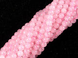 Rose Quartz Beads, 4mm (4.5mm) Round Beads-Gems: Round & Faceted-BeadXpert