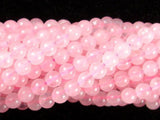 Rose Quartz Beads, 4mm (4.5mm) Round Beads-Gems: Round & Faceted-BeadXpert