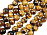 Tiger Eye, 14mm Round Beads-Gems: Round & Faceted-BeadXpert