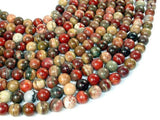 Silver Leaf Jasper Beads, Round, 10mm-Gems: Round & Faceted-BeadXpert