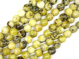 Yellow Turquoise Beads, 8 mm (8.5 mm) Round Beads-Gems: Round & Faceted-BeadXpert