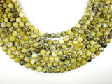 Yellow Turquoise Beads, 8 mm (8.5 mm) Round Beads-Gems: Round & Faceted-BeadXpert