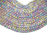Druzy Agate Beads, Peacock Geode Beads, 8mm Round Beads-Gems: Round & Faceted-BeadXpert