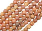 Druzy Agate Beads, Champagne Geode Beads, 10mm Round-Agate: Round & Faceted-BeadXpert