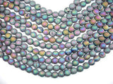 Druzy Agate Beads, Peacock Geode Beads, 10mm Round-Agate: Round & Faceted-BeadXpert