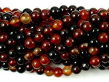 Sardonyx Agate Beads, 6mm Round Beads-Gems: Round & Faceted-BeadXpert
