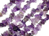 Amethyst Chips, Approx 4 - 9mm, 33 Inch-Gems: Nugget,Chips,Drop-BeadXpert