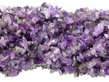 Amethyst Chips, Approx 4 - 9mm, 33 Inch-Gems: Nugget,Chips,Drop-BeadXpert