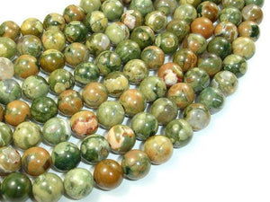 Rhyolite Beads, 8mm(8.5mm) Round Beads-Gems: Round & Faceted-BeadXpert