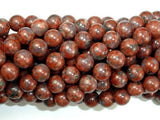 Red Sesame Jasper Beads, 8mm Round Beads-Gems: Round & Faceted-BeadXpert