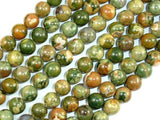 Rhyolite Beads, 8mm(8.5mm) Round Beads-Gems: Round & Faceted-BeadXpert