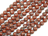 Red Sesame Jasper Beads, 8mm Round Beads-Gems: Round & Faceted-BeadXpert